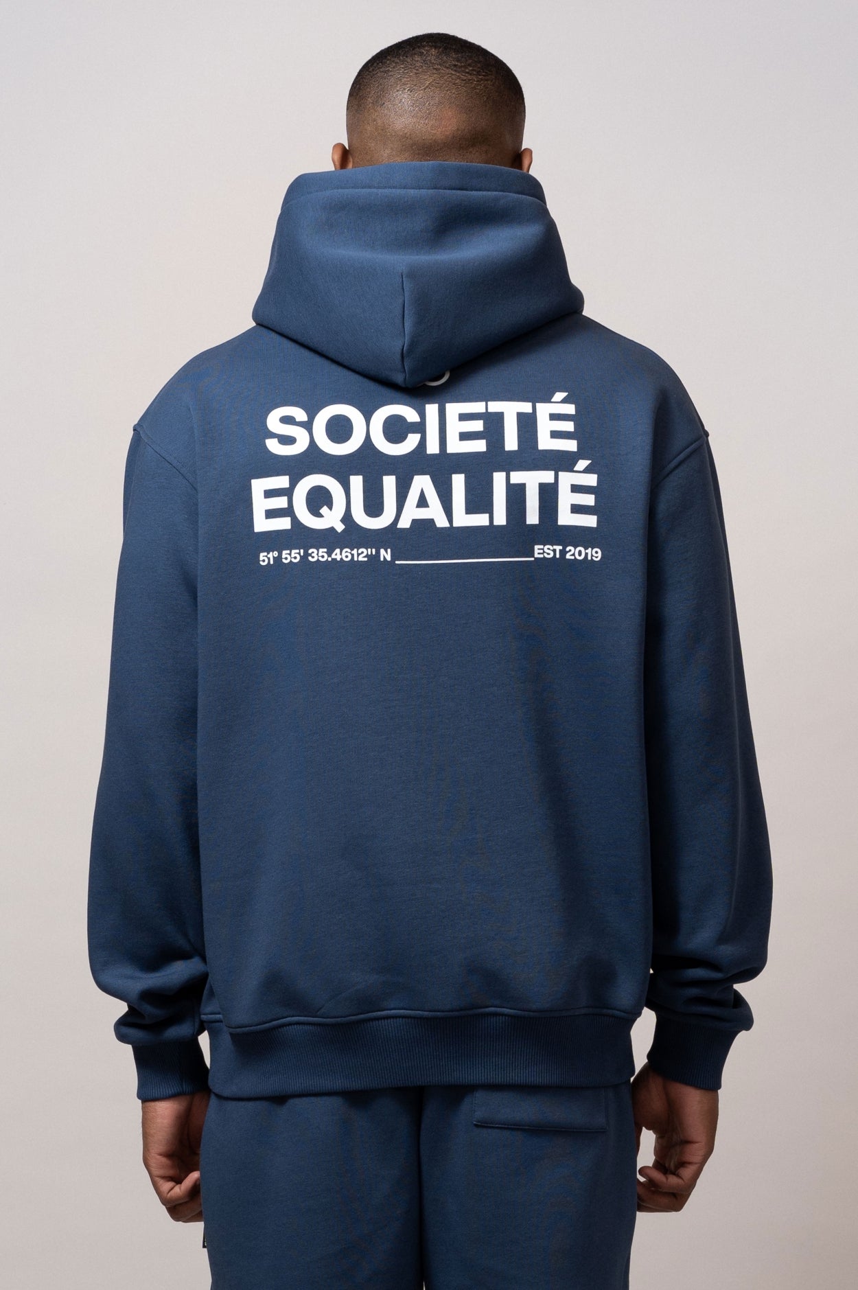 SOCIETÉ OVERSIZED HOODIE | NAVY