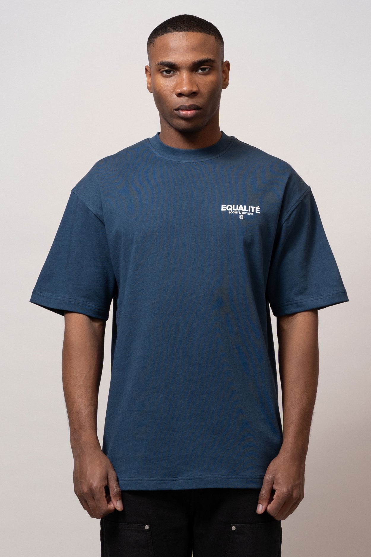 SOCIETÉ OVERSIZED TEE | NAVY