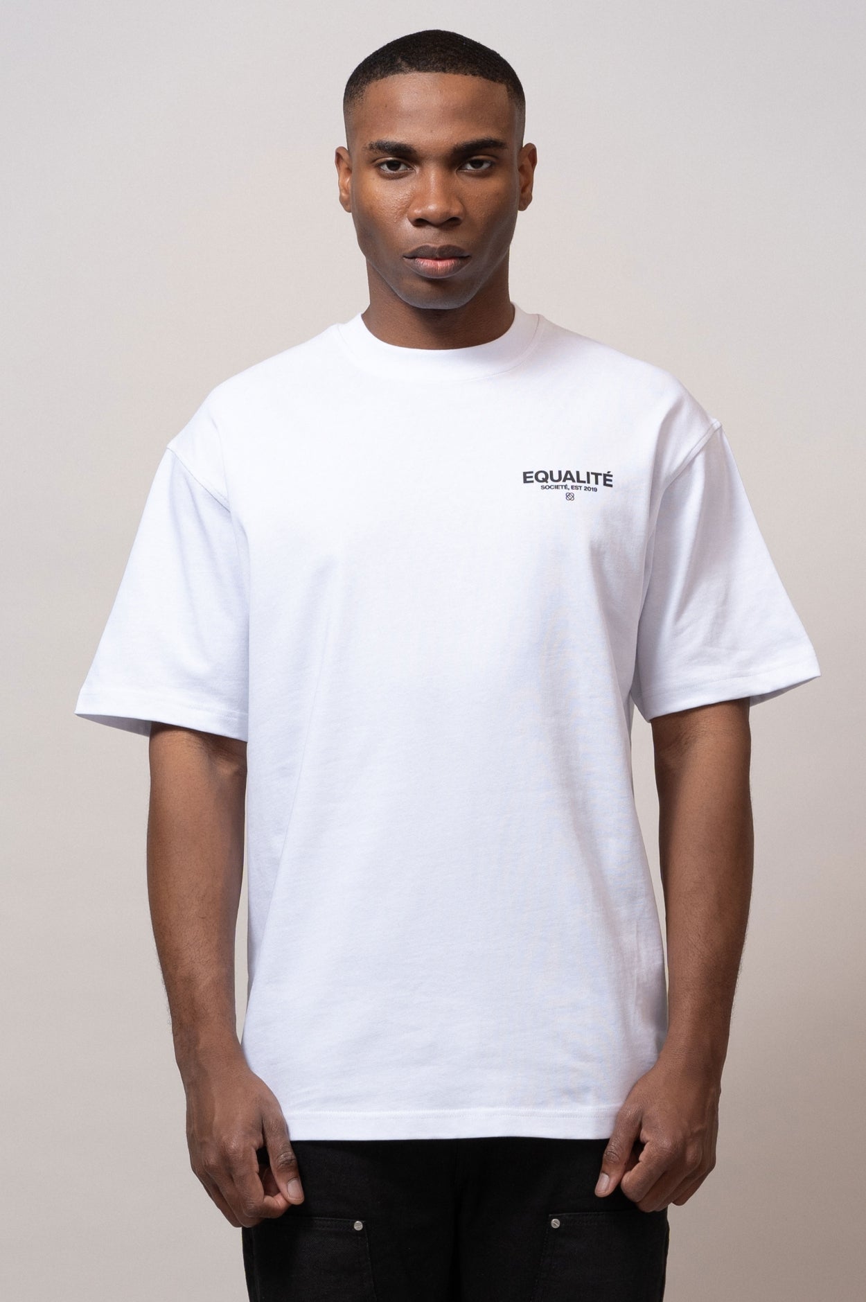 SOCIETÉ  OVERSIZED TEE | WHITE