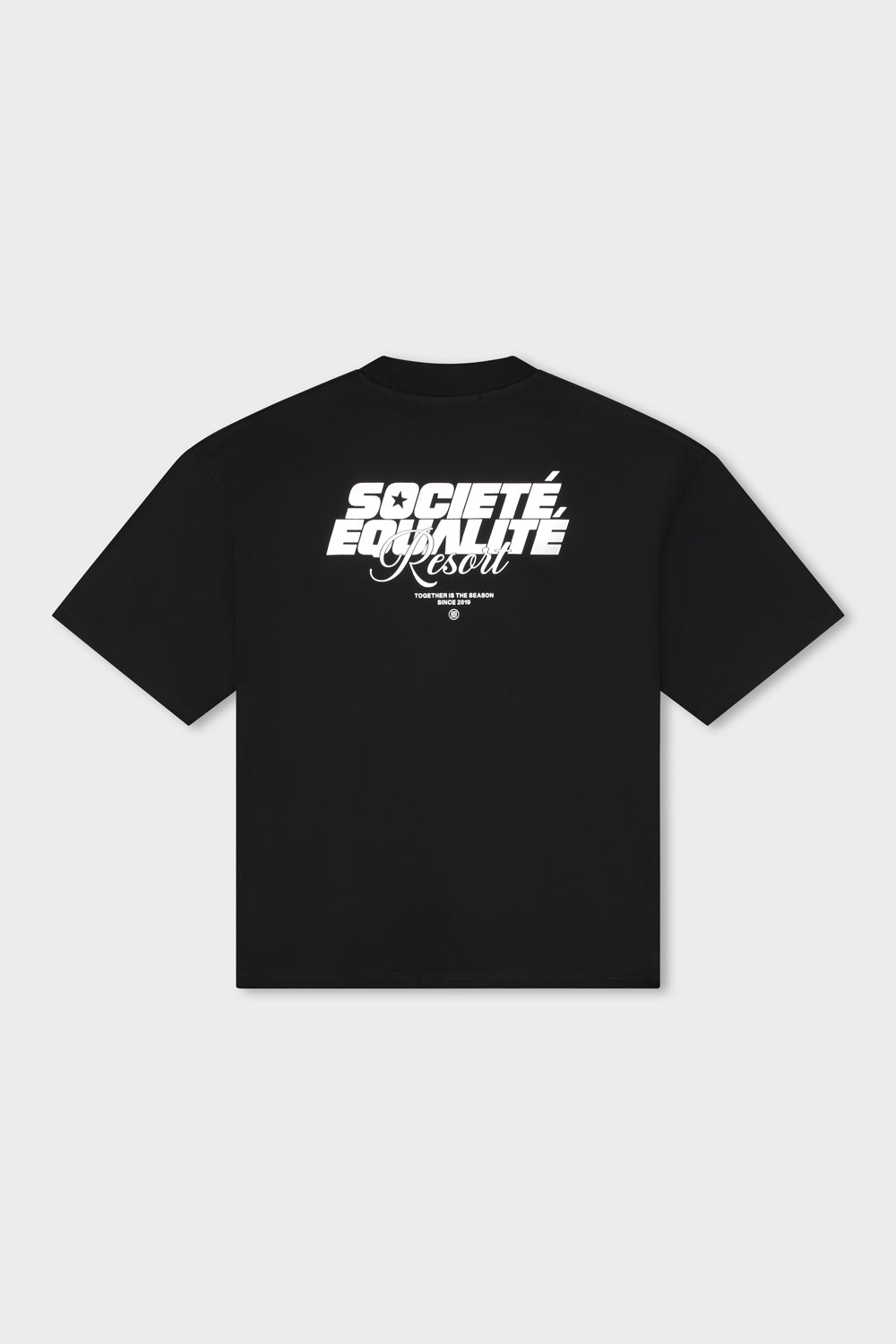 SOCIETÉ RESORT BOXY TEE | BLACK