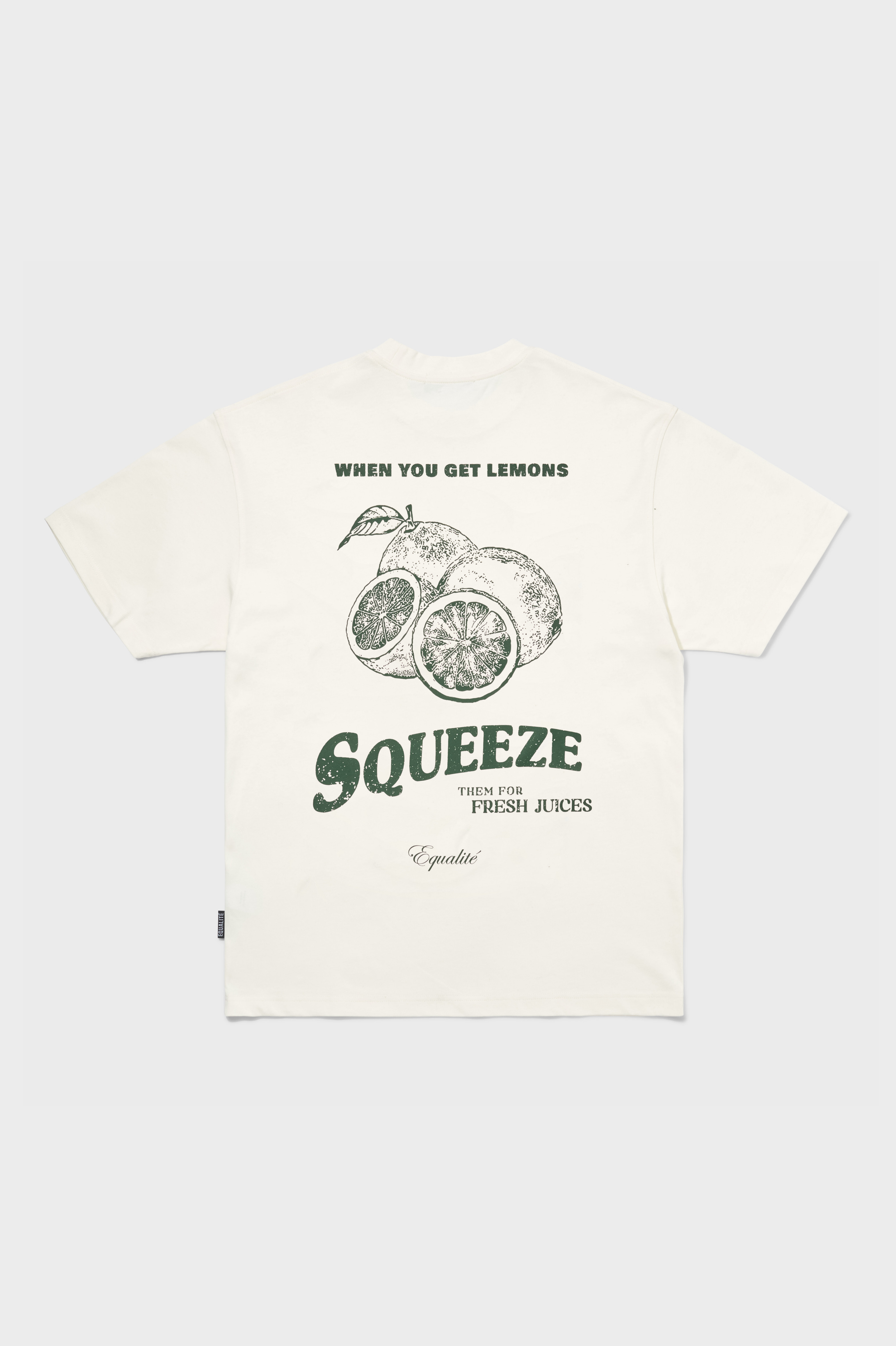 SQUEEZE OVERSIZED TEE | OFF WHITE