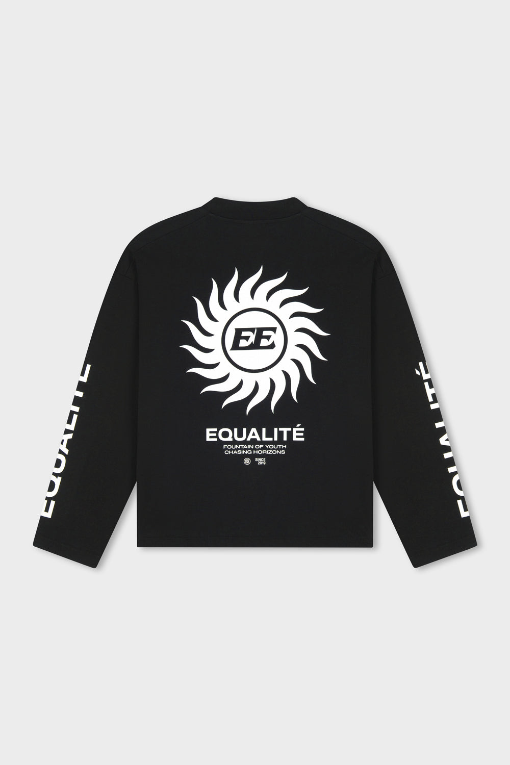 SUNNY LONGSLEEVE TEE | BLACK & WHITE
