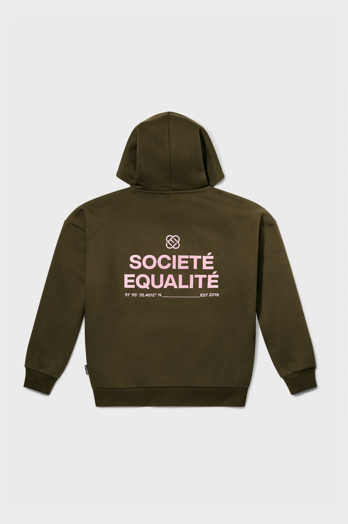 SOCIETÉ OVERSIZED FULL ZIP HOODIE | ARMY