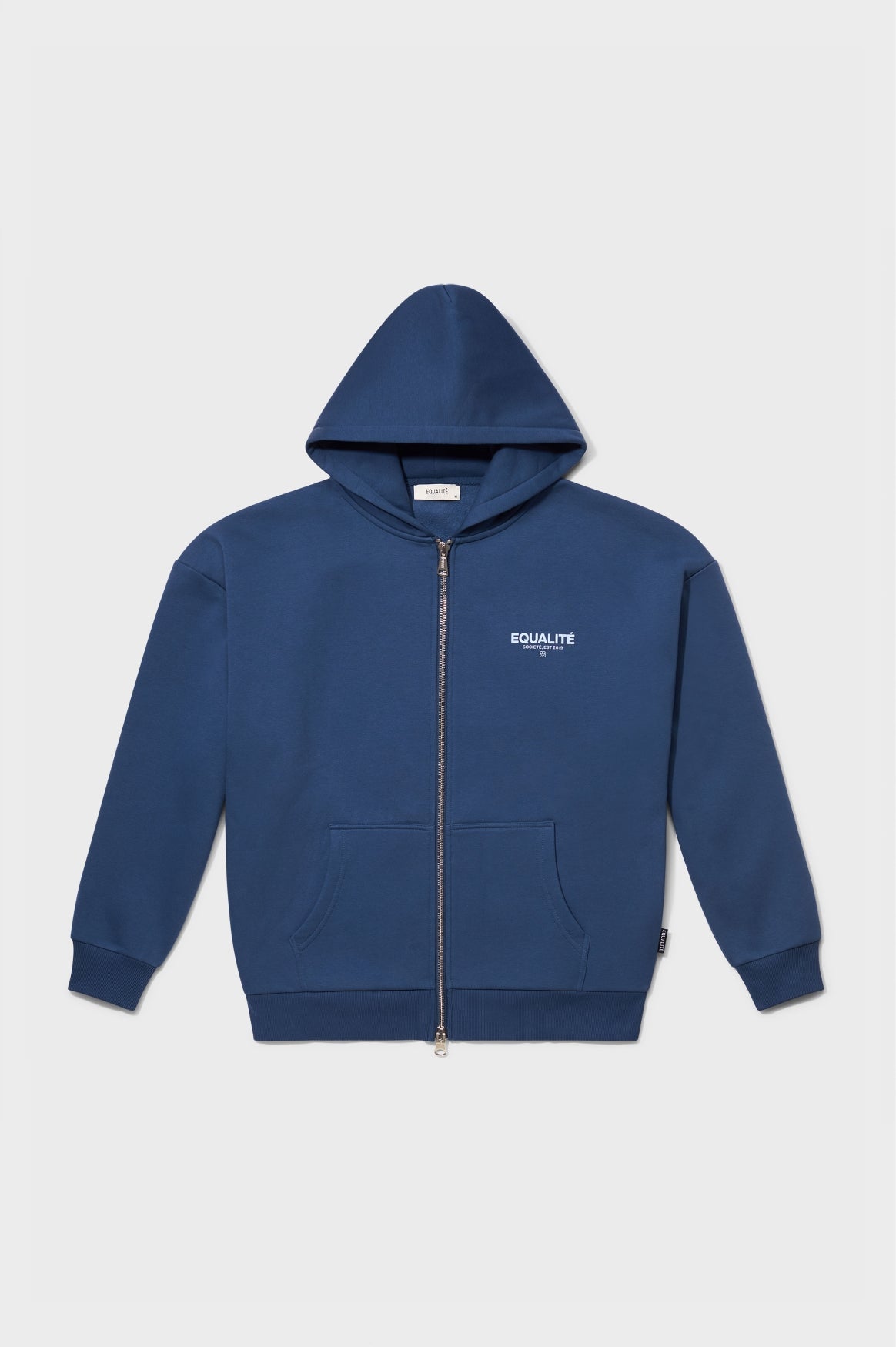 SOCIETÉ OVERSIZED FULL ZIP HOODIE | NAVY