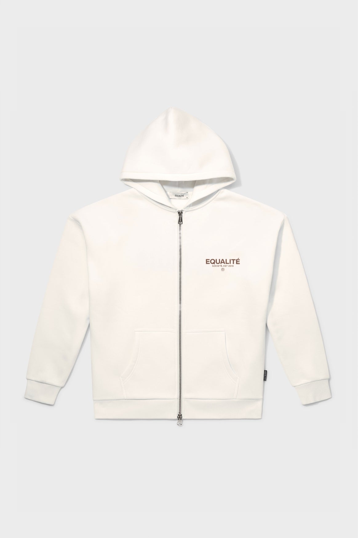 SOCIETÉ OVERSIZED FULL ZIP HOODIE | OFF-WHITE