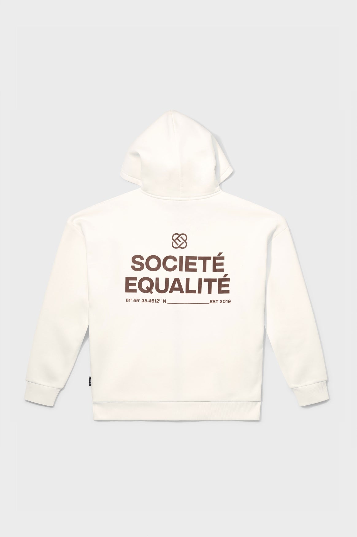 SOCIETÉ OVERSIZED FULL ZIP HOODIE | OFF-WHITE