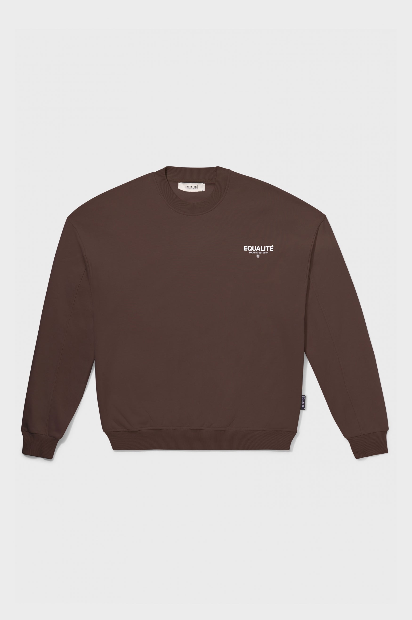 SOCIETE OVERSIZED SWEATER BROWN Equalite