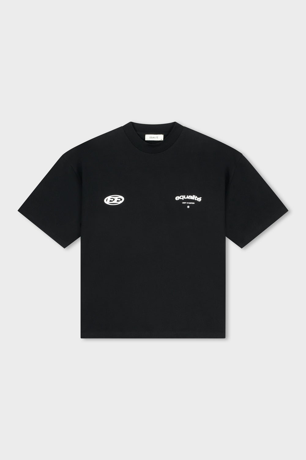 STAY EQUAL BOXY TEE | BLACK