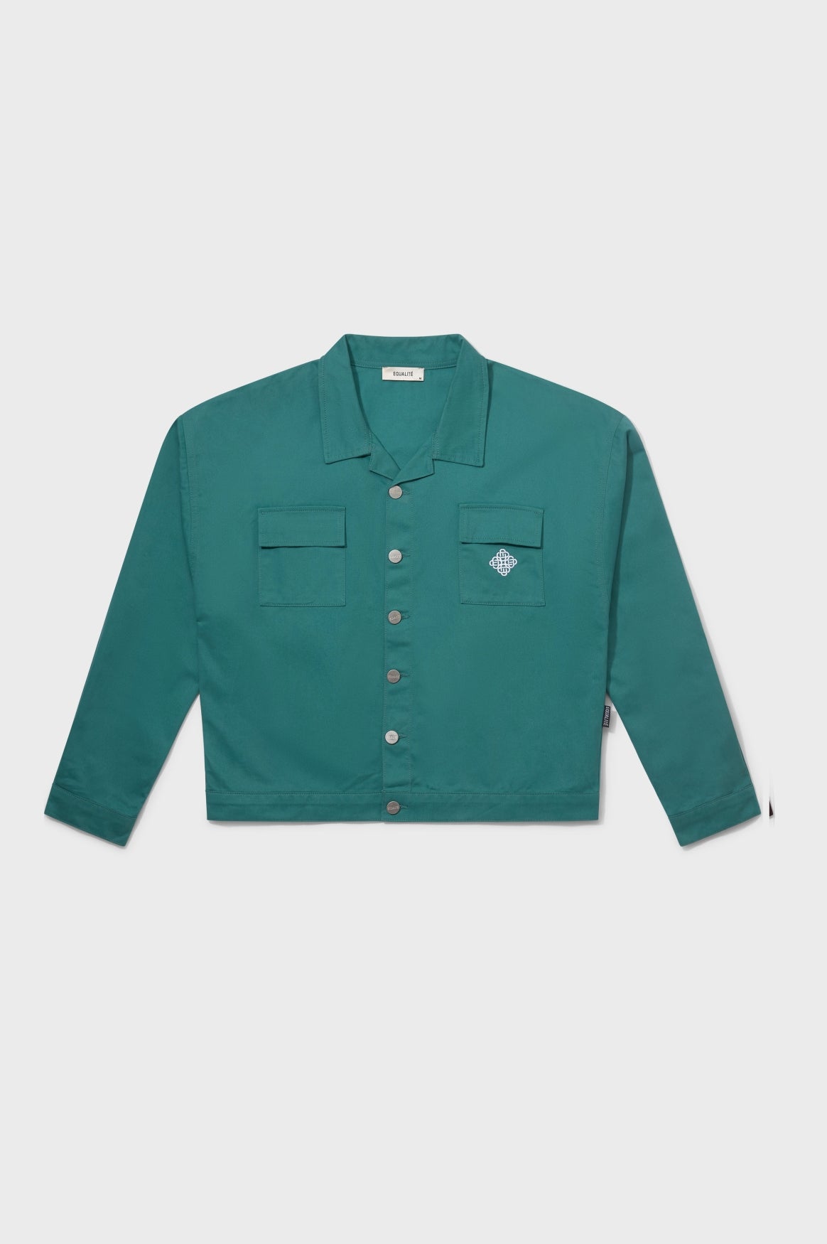 SYMBOL BOXY JACKET | PETROL GREEN