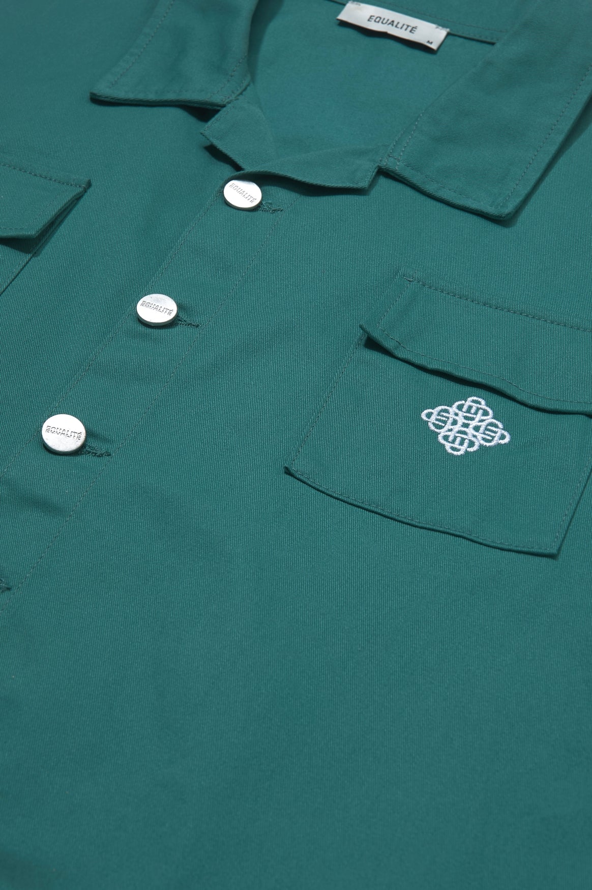 SYMBOL BOXY JACKET | PETROL GREEN