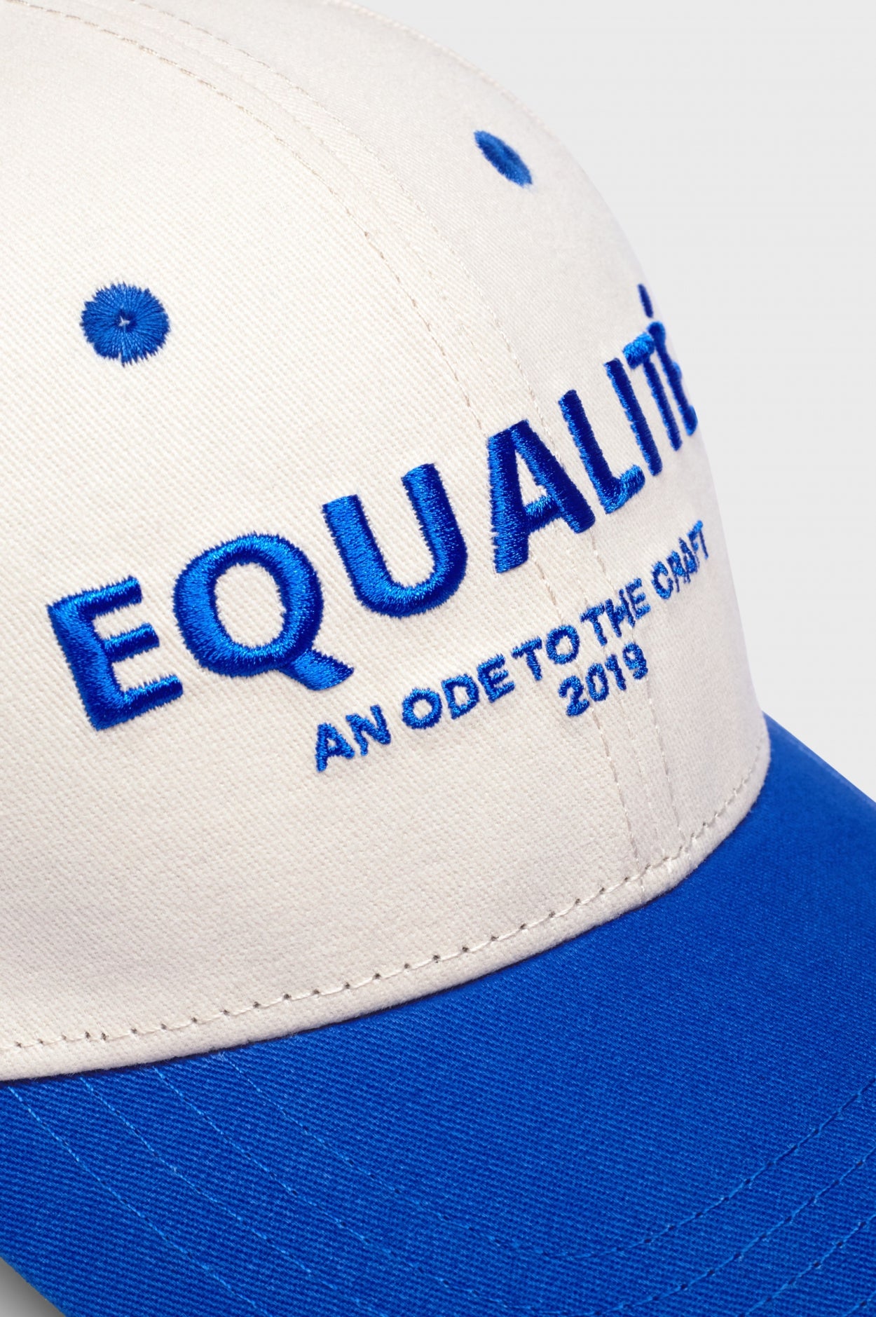 VISION CAP | OFF WHITE & BLUE