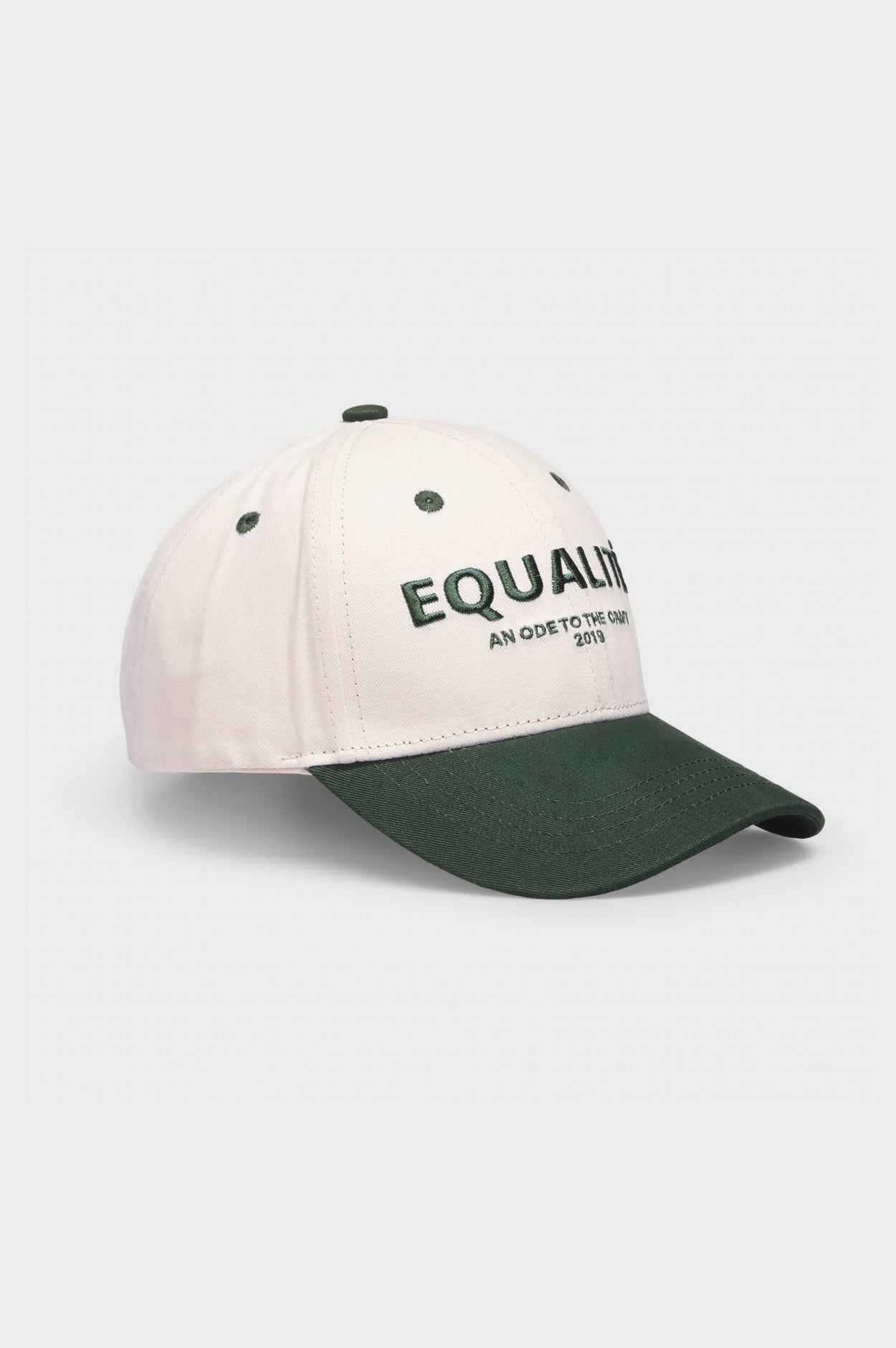 VISION CAP | OFF WHITE & GREEN