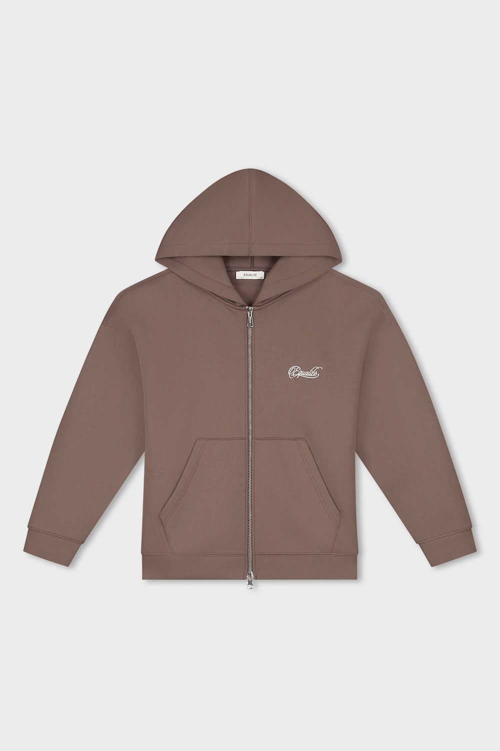 YUKI OVERSIZED SCUBA FULL ZIP HOODIE | TOBACCO