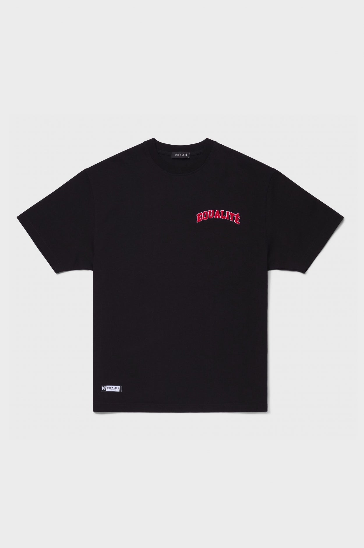 ZION OVERSIZED TEE | BLACK & RED