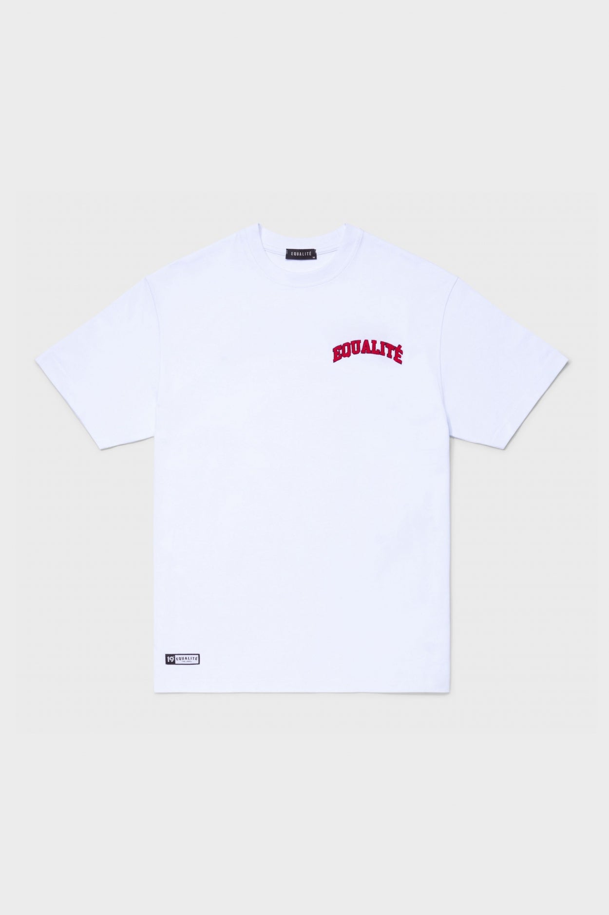 ZION OVERSIZED TEE | WHITE & RED