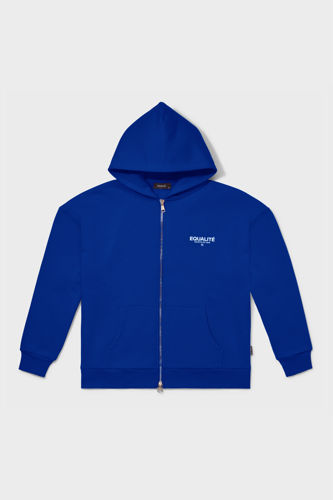 SOCIETÉ OVERSIZED FULL ZIP HOODIE | BLUE