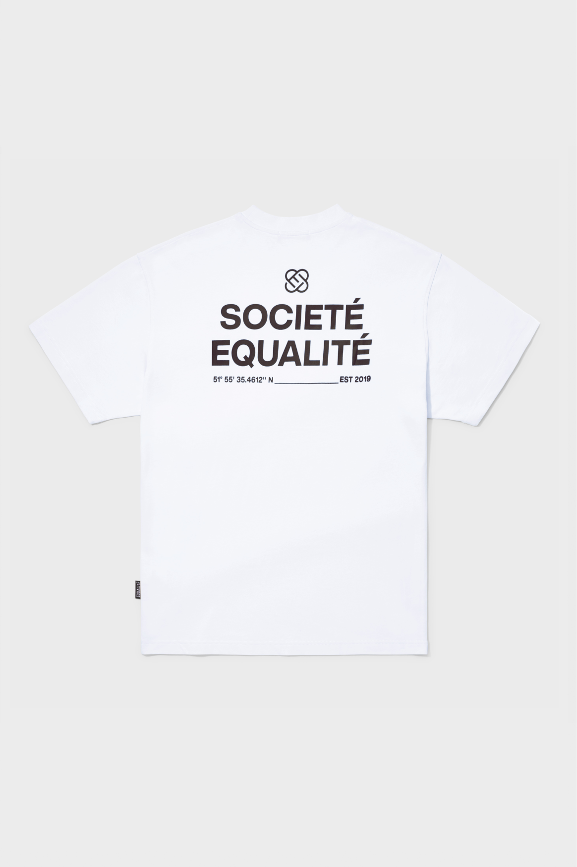 SOCIETÉ OVERSIZED TEE | WHITE & BLACK